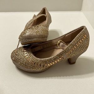 Rose gold dress shoes
